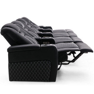 4 seater clearance cinema recliner