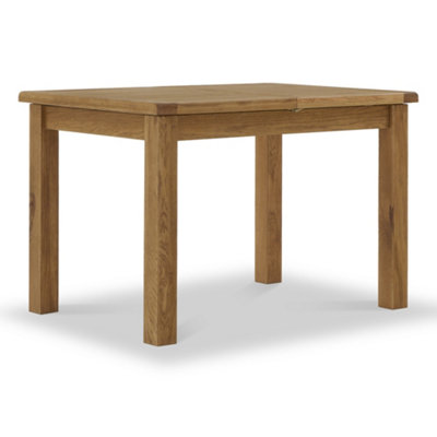 Broadway Oak 120-165cm Extendable Dining Table 4-6 seater - By Roseland Furniture
