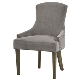 Brockham Ashen Dining Chair - Wood - L65 x W63 x H96 cm - Grey