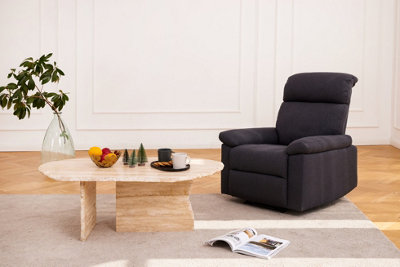 Stylish recliner outlet armchair