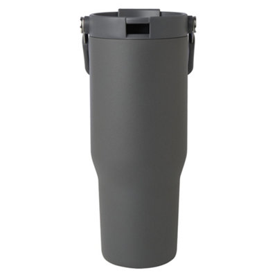 BRONX DUAL FUNCTION LID RECYCLED STAINLESS STEEL INSULATED 900ML