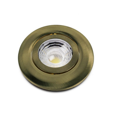 Bronze 6W LED Downlight - 3K Warm White - Dimmable & Tilt IP44 - SE Home