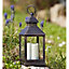 Bronze Effect Garden Lantern Light Battery Operated