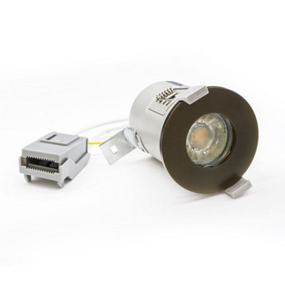 Bronze GU10  Fire Rated Downlight - IP65 - SE Home