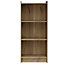 Brooklyn 3 shelf bookcase, bleached pine effect