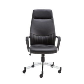 Brooklyn chair with high back in black