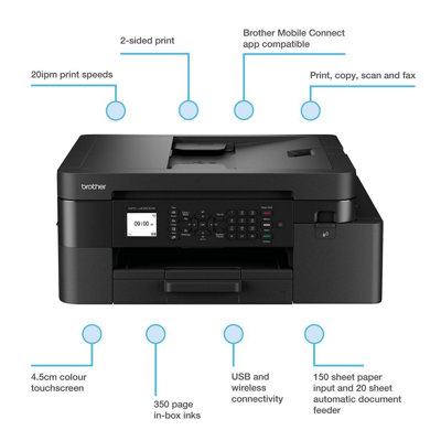 Brother MFC-J4350DW All-in-One Inkjet Printer - Print, Scan, Copy ...