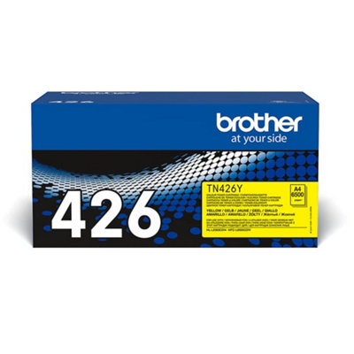 Brother TN-426Y Toner Cartridge, Yellow, Single Pack, Super High Yield ...