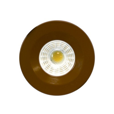 Brown 10W LED Downlight - Warm & Cool White - Dimmable IP65 - SE Home