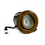 Brown 6W LED Downlight - 3K Warm White - Dimmable & Tilt IP44 - SE Home