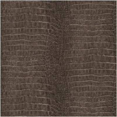 Brown Animal Print Textured Wallpaper Crocodile Effect Paste The Wall