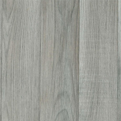 Brown Anti-Slip Wood Effect Vinyl Flooring For LivingRoom, Kitchen, 2.8mm Cushion Backed Vinyl Sheet-1m(3'3") X 2m(6'6")-2m²