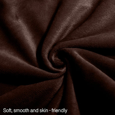 Brown Cushion Cover Velvet Soft Cushion Protector Cover Home Decor Quilted Cushions Pack Of 4