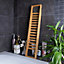 Brown Luxury Bamboo Bathtub Caddy Tray Wood Bath Tray Placed Book Tablet Smartphone Wine Holder 70cm