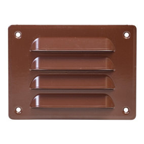 Brown Metal Air Vent Grille 140mm x 105mm