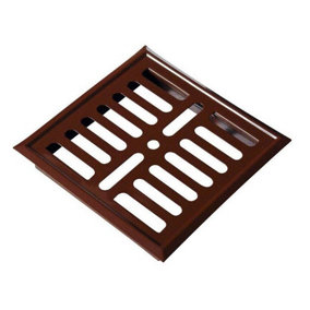 Brown Metal Air Vent Grille 165mm x 165mm