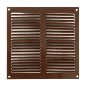 Brown Metal Air Vent Grille 200mm x 200mm