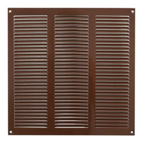 Brown Metal Air Vent Grille 300mm x 300mm