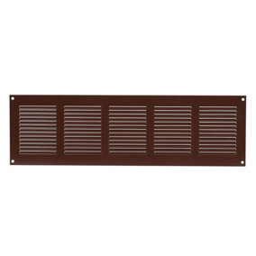 Brown Metal Air Vent Grille 500mm x 150mm