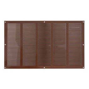 Brown Metal Air Vent Grille 500mm x 300mm
