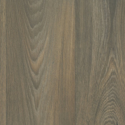 Brown Modern Wood Effect AntiSlip Vinyl Flooring For Kitchen, Bathroom