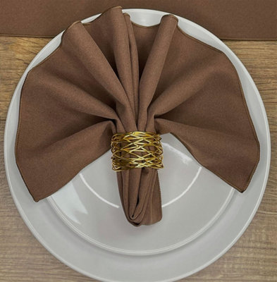 Brown Napkins 38cm x 38cm (15 x 15)