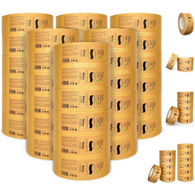 Brown Paper Tape Packing Tape 48mm x 66m Pack of 36