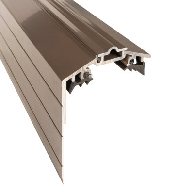 Brown Rafter Supported 50mm AluTGlaze Aluminium Gable End Finishing ...