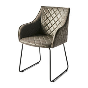 Brown Rosco Dining Chair - Velvet - L46 x W44 x H83 cm