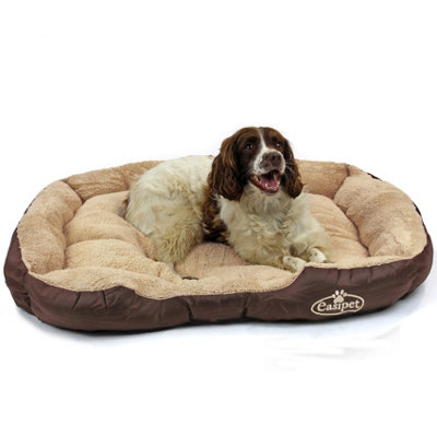 Brown/Tan Washable Deluxe Pet Bed XL Price Comparisons | Compare The Build