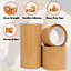 Brown Tape - Standard Size 45mm x 46m, Secure Adhesion for Packing Boxes - Versatile, Strong & Value-Packed - Pack of 24 Rolls