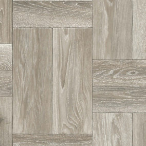 Brown Wood Effect Anti-Slip  Vinyl Flooring For  DiningRoom LivngRoom Hallways And Kitchen Use-1m X 2m (2m²)