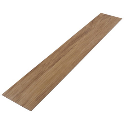 Brown Wood Effect Self Adhesive Vinyl Floor Plank Peel & Stick Flooring Tiles 36Pcs 5m²