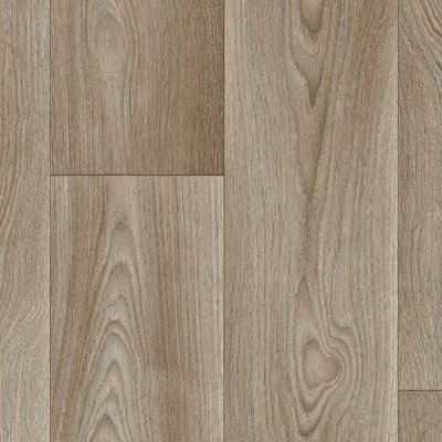 Brown Wood Effect Vinyl Flooring For LivingRoom, Hallway, Kitchen,2.4mm Thick Cushion Backed Vinyl Sheet-2m(6'6") X 4m(13'1")-8m² Price Comparisons | Compare The Build