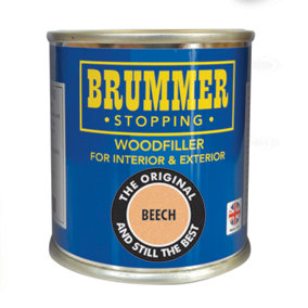 Brummer Wood Filler Beech 250g - The Original And Still The Best