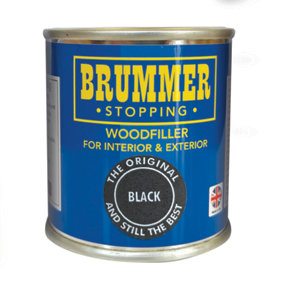 Brummer Wood Filler Black 250g - The Original And Still The Best