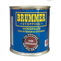 Brummer Wood Filler Dark Mahogany 250g - The Original And Still The Best