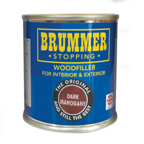 Brummer Wood Filler Dark Mahogany 700g - The Original And Still The Best