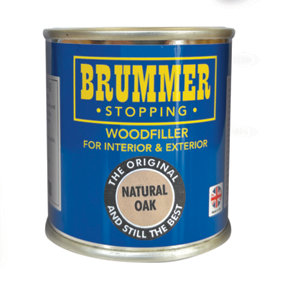 Brummer Wood Filler Natural Oak 250g - The Original And Still The Best