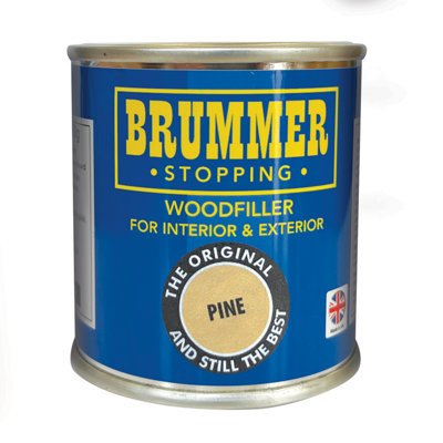 Brummer Wood Filler Pine 250g - The Original And Still The Best