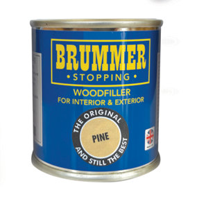 Brummer Wood Filler Pine 250g - The Original And Still The Best