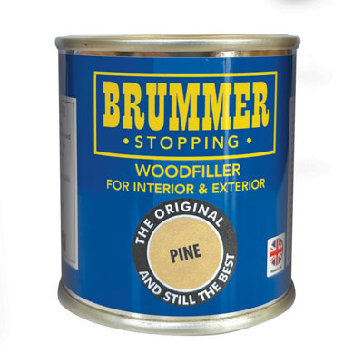 Brummer Wood Filler Pine 700g - The Original And Still The Best
