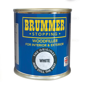 Brummer Wood Filler White 250g - The Original And Still The Best