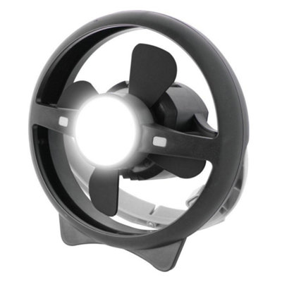 Brunner Atmo Rechargeable LED Light and Fan Combo