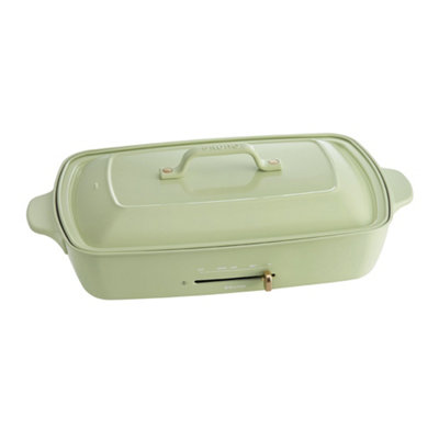 BRUNO Hot Plate Grande Size (Pale Green) DIY at B&Q