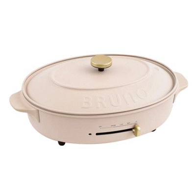 はな　BRUNO Oval Hot Plate BRUNO Oval Hot Plate (Pink Beige)