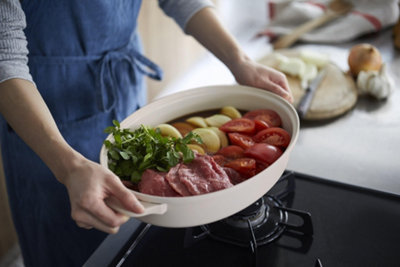 BRUNO Oval Hot Plate (Pink Beige)