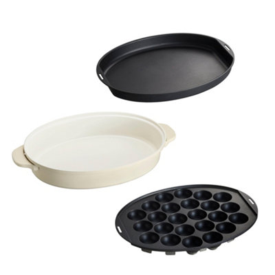 BRUNO Oval Hot Plate (Pink Beige)