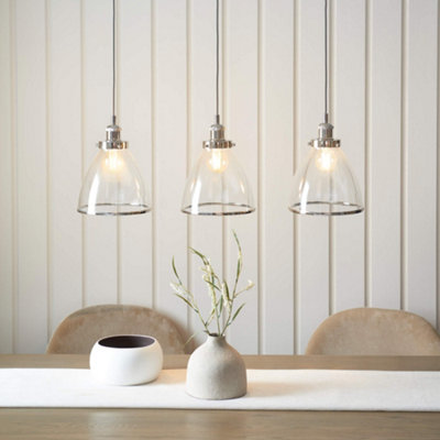 Brunswick 3 Light Pendant Ceiling Bar