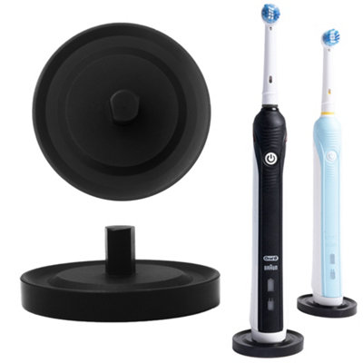 Brushed Aluminium Oral-B Electric Toothbrush Holder, Freestanding ...
